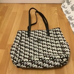 a dog print bag